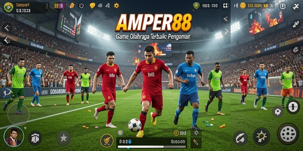 Tampilan gameplay seru di AMPER88 yang sangat mengasyikkan.