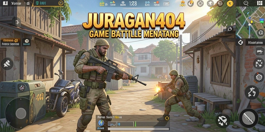Gameplay intens di <strong>JURAGAN404</strong> menampilkan pertempuran taktis yang mendebarkan.