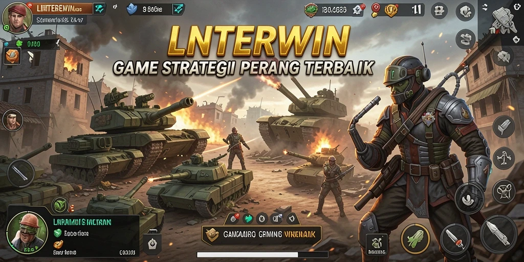 Screenshot LNTERWIN menampilkan aksi pertempuran yang seru dan grafis yang menakjubkan.