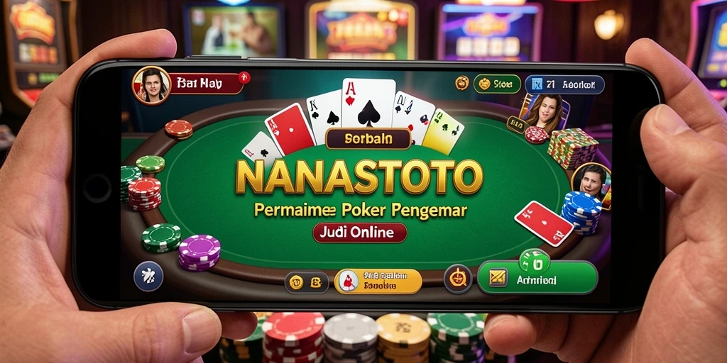 Screenshot NANASTOTO yang menunjukkan suasana permainan Poker yang seru.