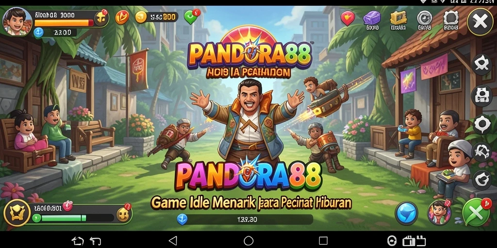 Tampilan dinamis dan menarik dari gameplay PANDORA88.
