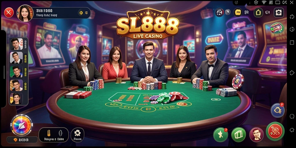 Tampilan gameplay yang interaktif dan menarik di SL888.