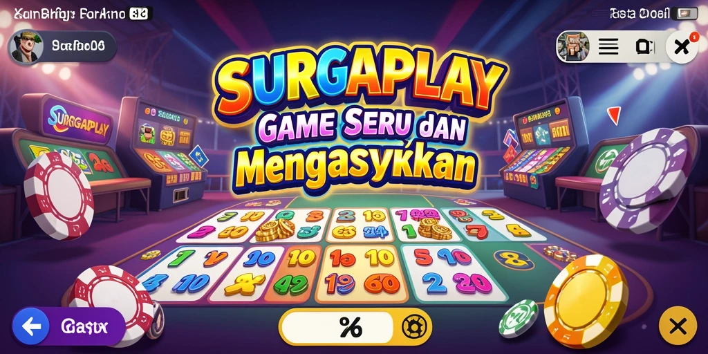 Tampilan screenshot SURGAPLAY dengan gameplay Bingo yang mendebarkan.